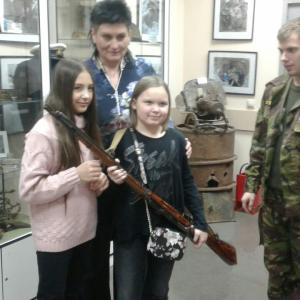 Московские школьники посетили музей отряда «Витязь»