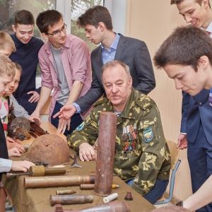 Поисковики отряда «Витязь» встретились с учащимися ГБПОУ «Воробьевы горы»