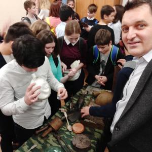 Поисковики отряда «Витязь» встретились со школьниками